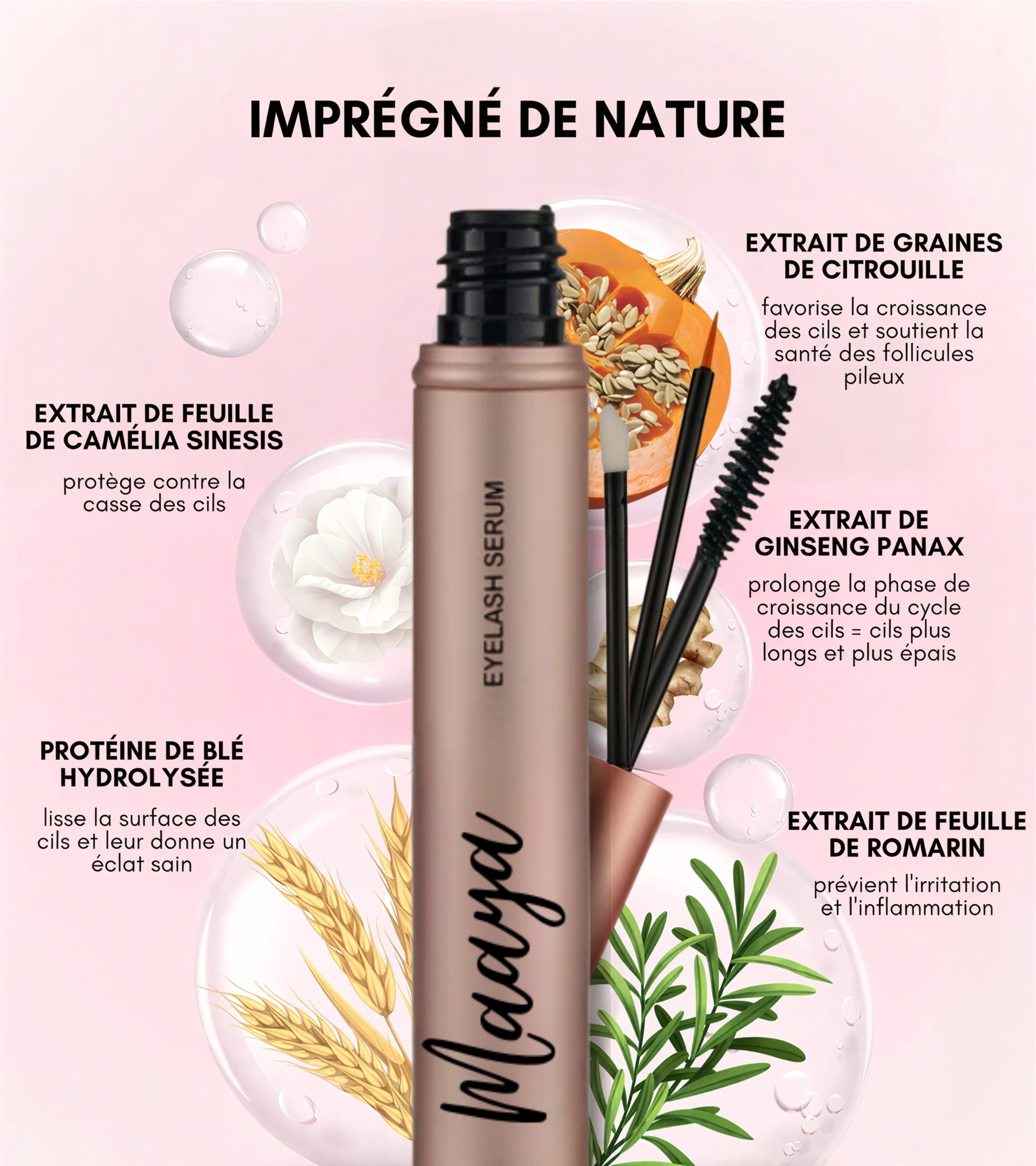 MAAYA – Coffret Yeux : Longueur, Densité et Beauté